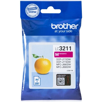 Afbeelding van Brother LC 3211M Inktcartridge Magenta