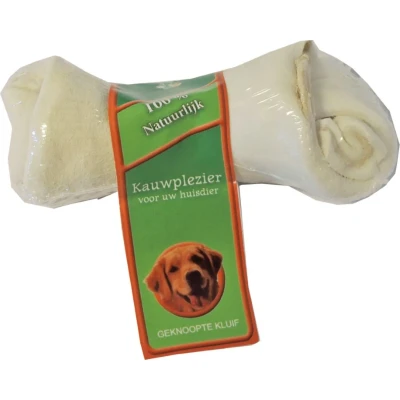 Afbeelding van Knoopkluif wit 10 cm met banderol Gebr. de Boon