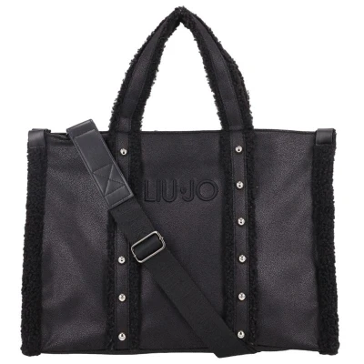 Afbeelding van LIU JO Shopping WITH Strap Shopper, Dames, Maat: One Size, Black