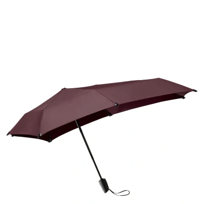 Afbeelding van Senz Mini Automatic Aerodynamische Opvouwbare Stormparaplu Aubergine
