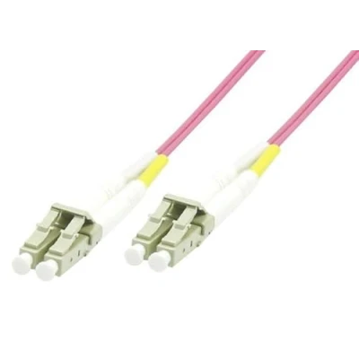 Afbeelding van Microconnect FIB440450P Glasvezel kabel 50 m LSZH OM4 LC ST/UPS Roze