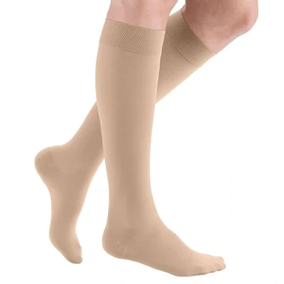 Afbeelding van medi ven plus CCL2 AD normale compressiekousen (39 44 cm) V beige