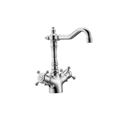 Afbeelding van Huber Victorian Thermostatische Wastafelmengkraan RVS VTT520102A
