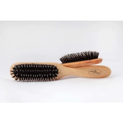 Afbeelding van Jean Peau Nylon/Bristle Smal Hondenvachtborstel per stuk