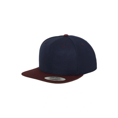 Afbeelding van Flexfit Classic Snapback 2TONE Pet, Maat: One Size, Blue/bordeaux