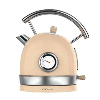 Afbeelding van Cecotec ThermoSense 420, 1,8 l, 2200 W, Beige, Roestvrijstaal, Instelbare thermostaat, Oververhittingsbeveiliging