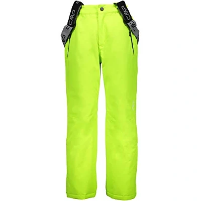 Afbeelding van CMP KID Salopette Unisex Skibroek voor kinderen, Maat: 152, Yellow fluo