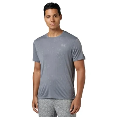 Afbeelding van Under Armour Shortsleeves Launch Splatter Sport Tshirt, Heren, Maat: Small, Titan gray