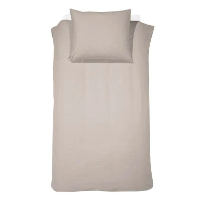 Image de parure de couette Weekend Taupe 140x200/220 cm Coton Cinderella