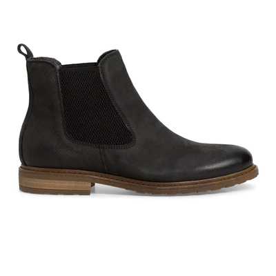 Afbeelding van Tamaris Korte laarzen, Dames, Maat: 40, Black structured Leer