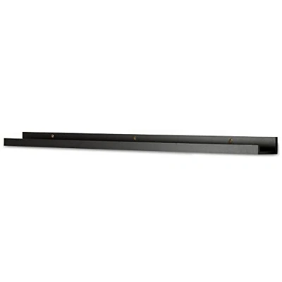 Afbeelding van levandeo Wandrail van MDF hout, zwart, 110 cm lang
