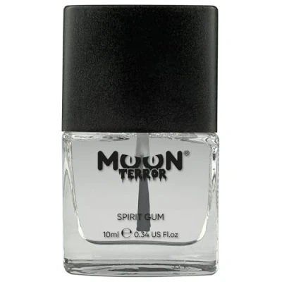 Afbeelding van Moon Terror Pro FX Spirit Kauwgom SFX, Halloween, bodylijm voor tandprothesen, glittersieraden, haarpruiken, make up met speciale effecten, transparant, 10 ml