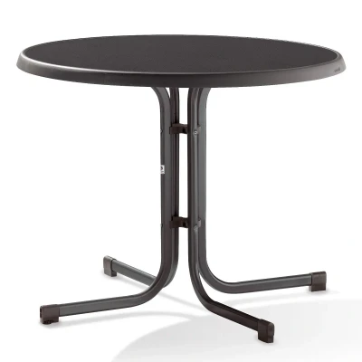 Afbeelding van Sieger Tuin tafel Ø 86 Cm D.grijs Leisteen Decor.
