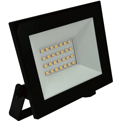 Afbeelding van V TAC VT 44022 B LED Schijnwerper E Serie IP65 Waterdicht Zwart 20W 1760 Lumen 4000K