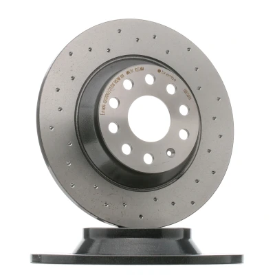 Afbeelding van BREMBO 08.C501.1X Remschijf 300 12 5 Geperforeerd, volledig Gecoat Met schroeven VOLKSWAGEN: Tiguan II, Golf 7, Passat B8 Variant, AUDI: A3 Sportback