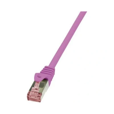 Image de LogiLink PrimeLine cordon de raccordement 0.25 m rose