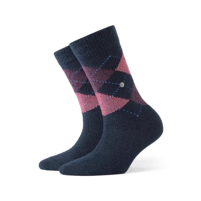 Afbeelding van Burlington Whitby one size Zacht En Warm sokken dames blauw Maat 36 41