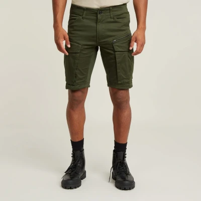 Afbeelding van G STAR Rovic ZIP Regular Shorts, Heren, Maat: 30, Dk bronze green