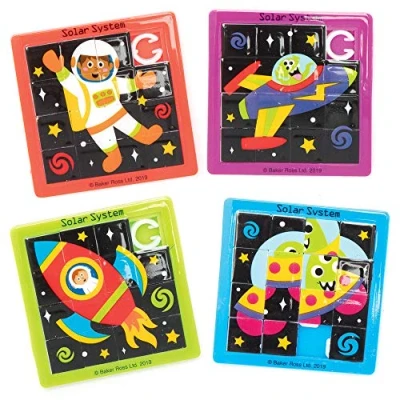 Afbeelding van Baker Ross Puzzel motief zonnestelsel, 6 delig, 6,3 x cm, afmetingen