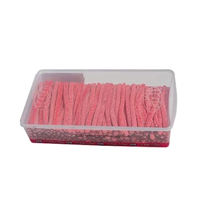 Image de Fraise farcie, réglisse, réglisse farcie à la fraise, boîte de 200 unités
