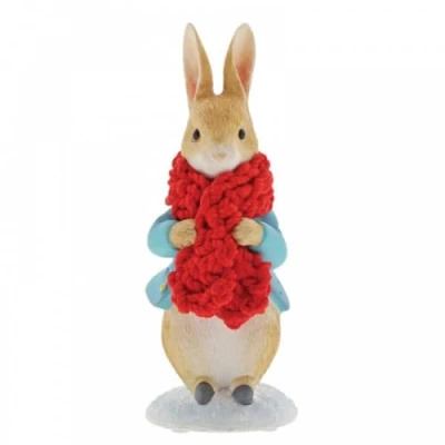 Afbeelding van Peter Rabbit in a Festive Scarf Figurine