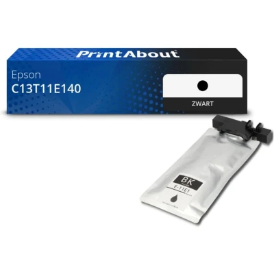 Afbeelding van Huismerk Epson C13T11E140 Inktcartridge Zwart Extra hoge capaciteit