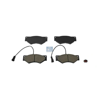 Afbeelding van DT Spare Parts 7.92612 Remblokkenset Vooras IVECO: DAILY 3 Kasten/Kombi, 2 Pritsche/Fahrgestell, Kasten/Kombi