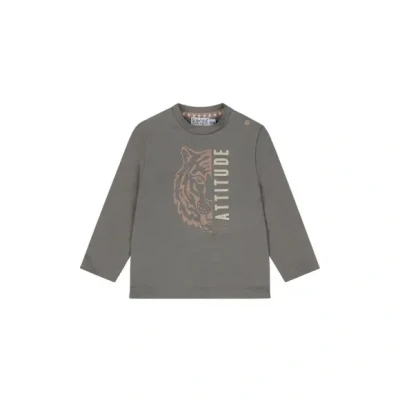 Afbeelding van Dirkje Shirt Longsleeve Safari Friends Grey Maat 56