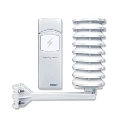 Afbeelding van Ecowitt Draadloze flitsmelder, sensor accessoire voor Ecowitt, WH57 weerstationecosysteem