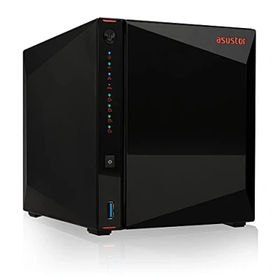 Afbeelding van Asustor Nimbustor 4 AS5304T, NAS, Desktop, Intel® Celeron®, J4105, Zwart