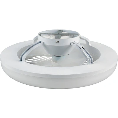 Afbeelding van REALITY MORA Ventilator Wit incl. 1x SMD 13 W Licht apart schakelbaar Afstandsbediening Geintegreerde dimmer Traploos instelbare lichtkleur Nachtlampje Plafondbevestiging 3 snelheidsinstellingen Timer Geheugenfunctie