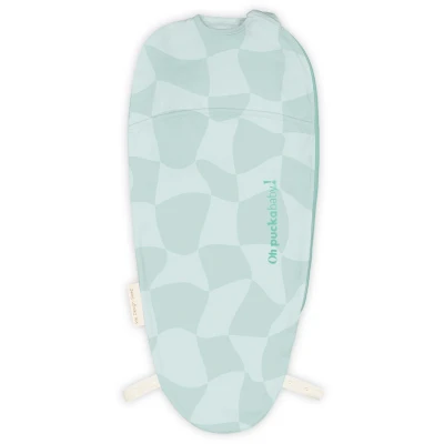 Afbeelding van Puckababy Piep Inbakerslaapzakje baby (0 3m) Cute Cubes Katoen TOG 0.5 Zomerslaapzak