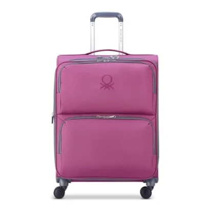 Afbeelding van DELSEY PARIS x United Colors of Benetton UCB SOFTSIDE zachte reiskoffer 65 cm 45 31 72 L , Roze,