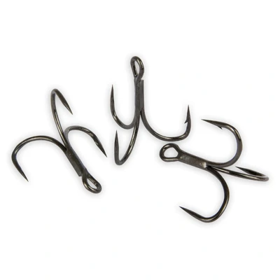 Afbeelding van Fox Rage Predator Powerpoint X Strong Trebles Semi Barbed Maat 6 (8 stuks) Dreggen