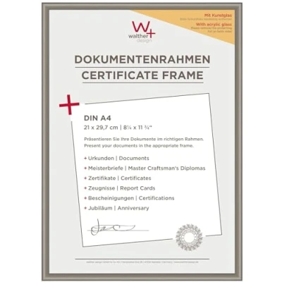 Afbeelding van Walther Design Lot van 3 frames KVX130D3 fotolijst New Lifestyle set 3, kunststof met acrylglas, 21 x 29,7 cm