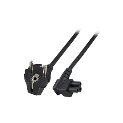 Afbeelding van ACT AK5409 230V Stroomkabel CEE7/7 Male (Haaks)/C5 (Haaks) Zwart 1 meter