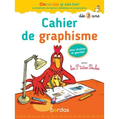 Image de Cocorico je sais lire ! Cahier de graphisme avec les P&#039;tites Poules pour droitier et gaucher