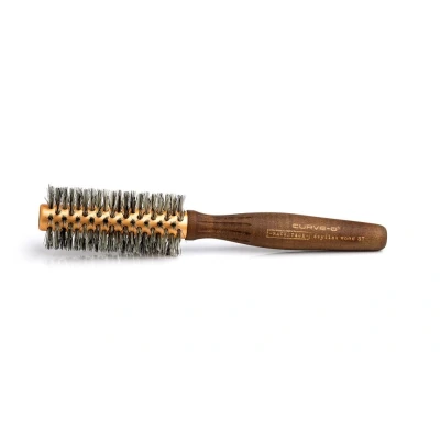 Afbeelding van Curve O Backstage Wood Round Brush Borstel