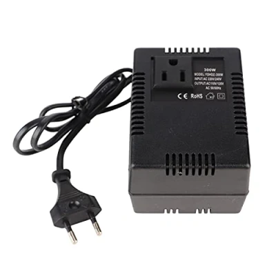 Afbeelding van Stekkeradapter, spanningstransformator, 300 W, AC 220 V naar 110 V, EU stekker (EU stekker)