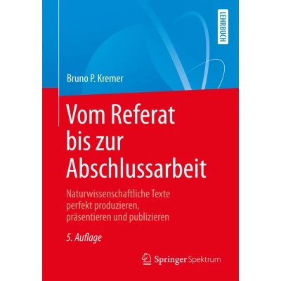 Afbeelding van Vom Referat bis zur Abschlussarbeit