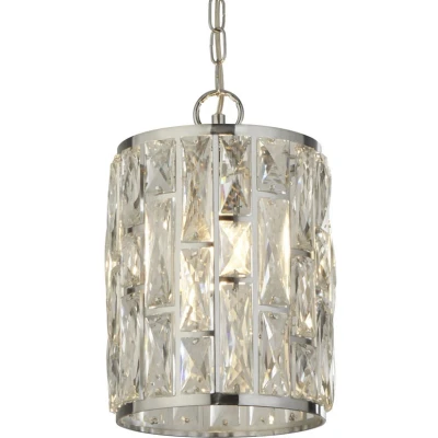 Afbeelding van Hanglamp Bijou, kap met kristallen, Ø 22 cm