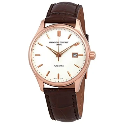 Afbeelding van Frédérique Constant Classics Index FC 303V5B4 Horloge Leer Bruin Ø 40 mm