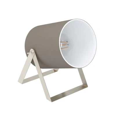 Afbeelding van EGLO Villabate 1 Tafellamp E27 17,5 cm Nikkel/Mat