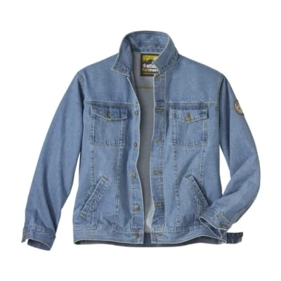 Afbeelding van ATLAS FOR MEN Jeansjack verkrijgbaar in grote maten van M tot 5XL, Denim Blauw