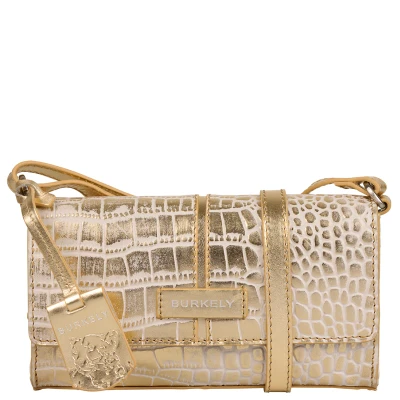 Afbeelding van Burkely Cool Colbie Crossbody Flap gold grandeur