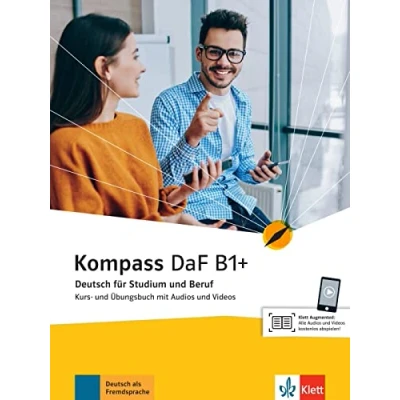 Afbeelding van DaF B1+ Compass German for Study and Professional Course Exercise Book with Audios Videos (Compass DaF: Professionation, Volume 0