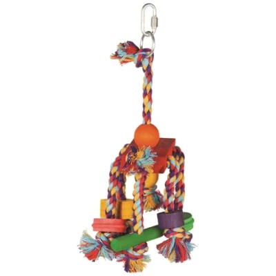 Afbeelding van Happy Pet Speelgoed Papegaai Fiesta Assorti 31X12X10 CM