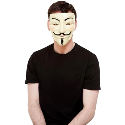 Afbeelding van Smiffys Guy Fawkes Masker Wit