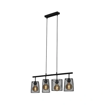 Afbeelding van Briloner Leuchten RETRO pendelarmatuur 4026 045 4 flams lichtbron niet inbegrepen max. 60 W IP20 74 x 120 cm