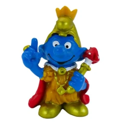 Afbeelding van Keizer / Koning Smurf De Smurfen Schleich 6 cm
